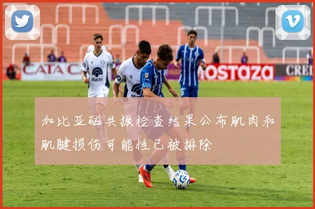 加比亚磁共振检查结果公布肌肉和肌腱损伤可能性已被排除